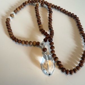 Clear quartz Mala